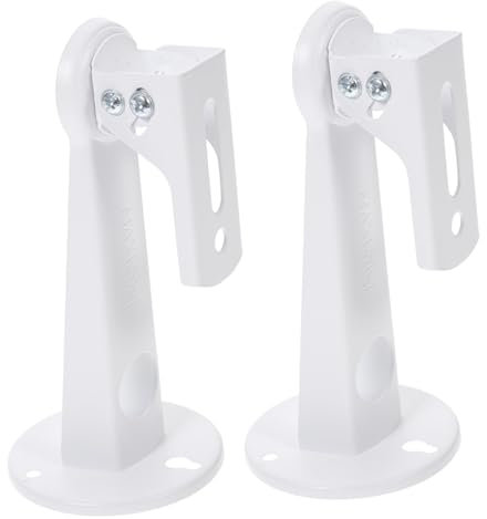 HOMSFOU 2pcs Wall-mounted Bracket Rotatable Holder for Use Compact Design for Easy Installation for