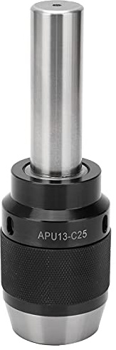 Hyuduo Integriertes Bohrfutter aus Hartstahl mit Verriegelung für Bohrmaschine, 13 Mm Maximale Klemmung, 25 Mm Schaftdurchmesser