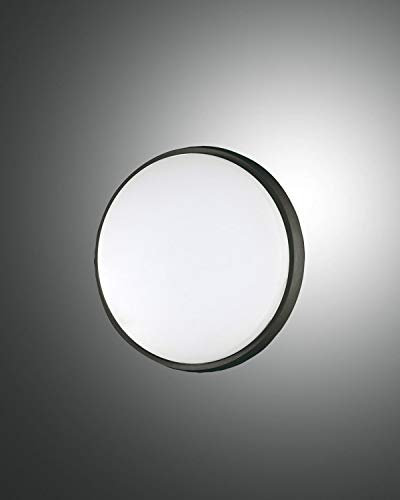 Fabas Luce 3315 – 69 – 101 Deckenleuchte Olly in Aluminium schwarz LED 10 W 900LM IP54