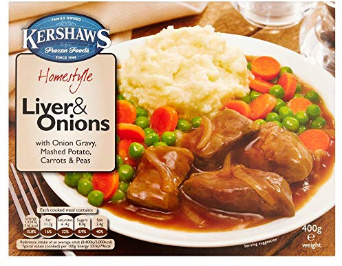 Kershaw'S Liver & Onions, 400g (Frozen)