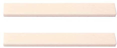 2pcs Blank Gitarre Brücke Sattel für Gitarre, E-Gitarre, Ukulele Luthier DIY, 100x10x3mm