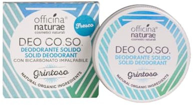 Officina Naturae Deo Co. So. Düstere Parfüm Kühl Deo Solide Bio Kunststoff Free mit mit Backpulver 50 ML …