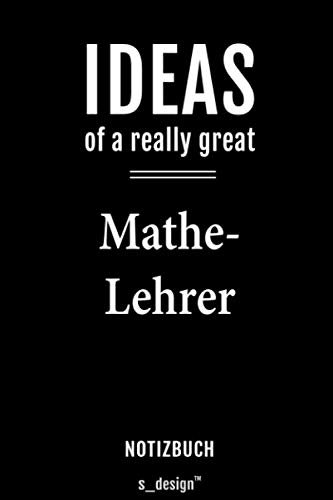 Notizbuch für Mathe-Lehrer: Originelle Geschenk-Idee [120 Seiten gepunktet Punkte-Raster blanko Papier]