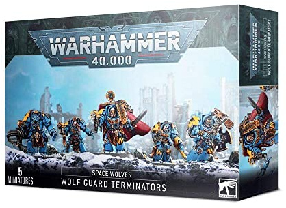 Games Workshop Space Wolves Wolf Guard Terminators Warhammer 40.000 53-07 40k