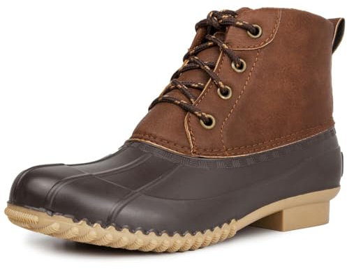 LONDON FOG Winley Duck Damenstiefel, Braun/Cognac, 39 EU
