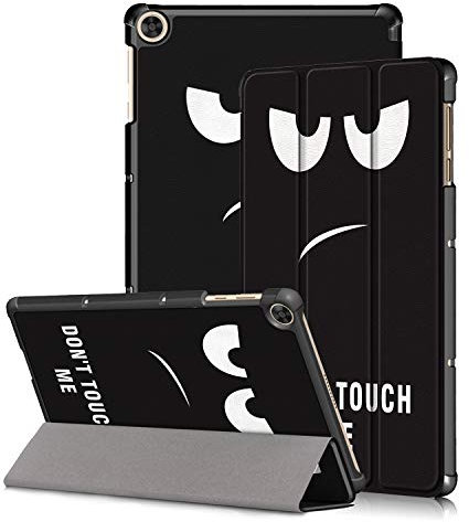 Kemocy Schutzhülle für Huawei MatePad T10 / T10S,PU Leder Flip Cover mit Standfunktion Hülle für Huawei MatePad T10s 10.1 AGS3-L09 AGS3-W09 / T10 9.7 AGR-L09 AGR-W09 Tablet,B-Dont Touch