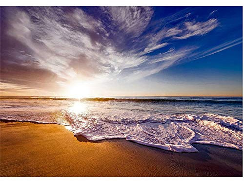 Puzzle 3000 Teile - Jigsaw Puzzle für Erwachsene - Buntes Puzzle 3000 Teile Erwachsene, Motiv: wunderschöner Strand, 3000 Teile Puzzle, Puzzle Erwachsene 3000 Teile, Puzzel,3000 Puzzle-48.03x31.88 Zo