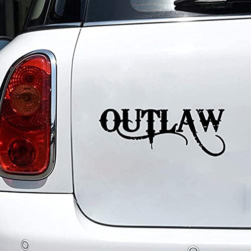 myrockshirt Outlaw 20 cm Aufkleber Autoaufkleber Sticker Laptop Scheibe Wand Profi Qualität