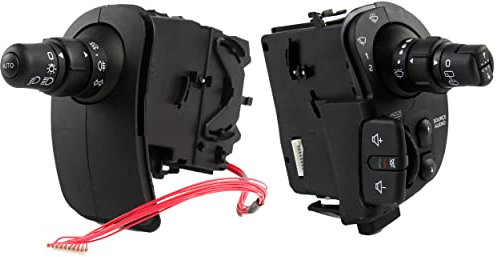 Mando luces y limpiaparabrisas compatible para Clio 3, Kangoo 2 y Modus (2005-2012) izquierda + derecha: faros, intermitentes, limpiaparabrisas, funcion radio | 255405605R