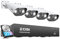 ZOSI 4K PoE Überwachungskamera Set mit 8CH 2TB HDD NVR und 4X 8MP Outdoor PoE IP Kamera, Personenerkennung, Farbe Nachtsicht, Flutlicht Außen Smart Videoüberwachung System