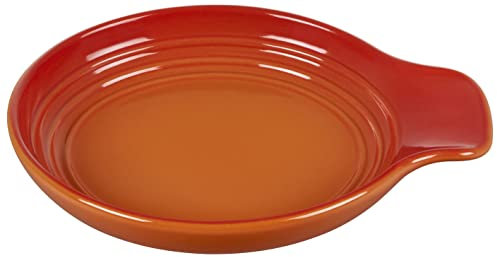 Le Creuset Signature Stoneware Spoon Rest, 6 Inches, Flame