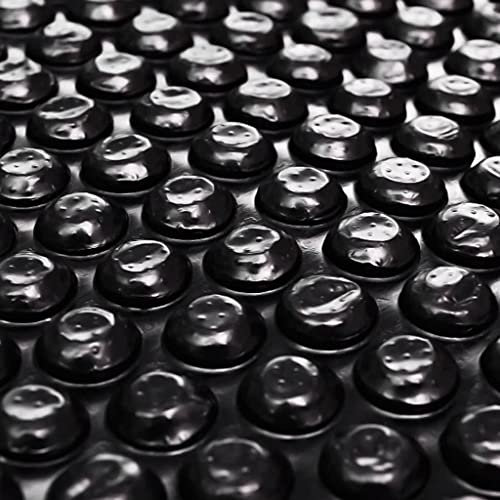 Tidyard Catherinol Bâche à Bulles Piscine Bâche Piscine Bache Bulle Piscine Couverture de Piscine Noir 381 cm PE
