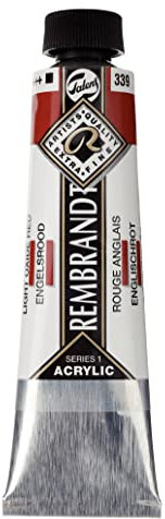 Rembrandt Tube de couleur acrylique 40 ml Rouge oxyde clair 339