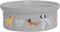 YöL Ceramic Dog Print Food Drink Feeding Bowl Grey Puppy Pet 800ml Stoneware