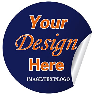 Aufkleber Selbst Gestalten - Personalisierte Aufkleber - Langlebig & mit Schutzschicht - Sticker personalisiert & zum selbst gestalten 120 Etiketten
