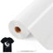 Bocguy Rouleau Vinyle Thermocollant Blanc pour Tissus 30,5 CM X 10 M avec Outil Désherber, Flex Thermocollant pour Tissus, Cricut et Découpe Silhouette (Blanc)