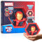 WOW! PODS - 4D Marvel Ironman, Unique Connectable Collectable Bobble-head figure that Bursts from their World into Yours, Wall or Shelf Display, Marvel Toys and Gifts, Series 1 no. 408
