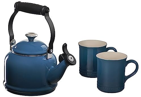 Demi 1.1 L Kettle Kit + 2 Mugs 400 ML Seattle Le Creuset Orange