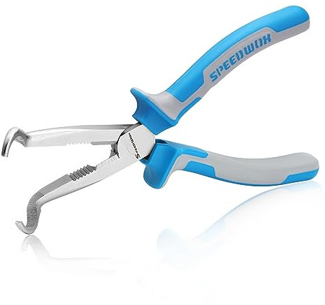 SPEEDWOX 8-Inch Spark Plug Removal Pliers Hose Grip Pliers Offset Spark Plug Boot Removal Plier Spark Plug Wire Puller Hose Clamp Pliers Hose Removal Pliers Spark Plug Removal Tool