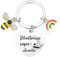 Porte Clef Maîtresse Cadeau Maîtresse Porte Clés Maîtresse Cadeau Merci Cadeau Femme Cadeau Anniversaire Femme Porte Clef Merci Porte Cle Maîtresse d'École Porte Clef Merci Maîtresse Merci Cadeau (2)