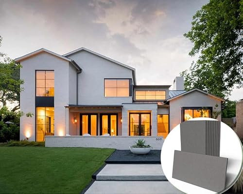 NEXTRADEITALIA CF da 5PZ Pannelli cm 100 x 50 x 4 spessore/altezza grafite eps 100 in Polistirolo per isolamento Termico, Acustico, Cappotto MQ 0,5 cadauno Densità 20 Kg/Mc