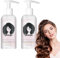 Tkekruh 2PC Locken Definierende Crème 50ml, Curl Boost Defining Cream, Definierender Haarschaum, Fluffy Hair Spray, Für Naturlocken und Dauergewelltes Haar, für Mehr Volumen und Definiertes