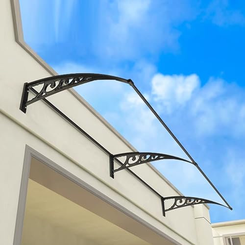 Vordach für die Haustür, Außenmarkise, Terrassen-/Verandamarkise, Fenster-/Gartenüberdachung, Terrassen-/Verandamarkise, Regenschutzabdeckung für Außenfenster, UV-Schutz vor Regen und Schnee