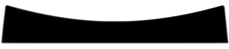 PolyWard Sunstrip for Vauxhall Corsa D (2006-2014) Windscreen Banner Decal Sticker Sunshade - Pre-Cut Easy Install (Matte Black)