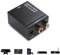 D02CS Digital-zu-Analog Audio Konverter – Toslink und Koaxial zu Analog Cinch RCA – Ideal für HDTV, DVD, Blu-ray, Sky und Spielekonsolen – Hochwertige Klangqualität
