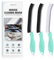 SXhyf Cleaning Brush - Hard Bristle Crevice Cleaning Brush, Multifunctional Gap Cleaning Scrub Brush, Cleaning Tools for Household Use, Home, Kitchen, Bathroom, Window, Vehicle (Mint Handles)