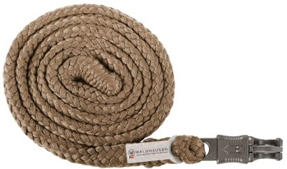 Waldhausen Anbindestrick Plus, Panikhaken, Cappuccino, dunkle Beschläge