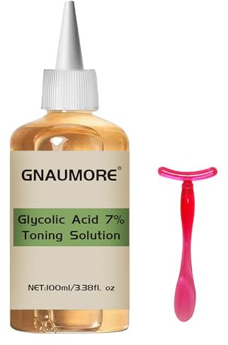 Glykolsäure 7% Tonikum,Glycolic Acid Toner,Glykolsäure 7%,Pore Refining Toner und Massagestab
