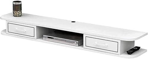 Tv Stand Cabinet Tv Wall Units for Living Room Floating Shelf Wall-Mounted Tv Cabinet Tv Console Home Media Entertainment Storage Rack Game Console Multi-Function Display Racka120Cm/B/100Cm(A,140Cm)
