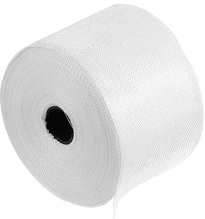 Mobestech 25m Glasfaser Gewebeband Hochtemperaturbeständig Isolierband Wickelband Für Heizungsisolierung Und Verstärkung Für Elektrische Kabel Und Maschinen