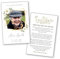 Memorial Funeral Wallet Prayer Cards. Personalised Double-Sided Memory Remembrance Card with Poem/Scripture. Laminated Premium Keepsake. Catholic/Christian/non-religious. 20/40/60/80/100. Templates