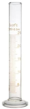 Dickes Glas Messzylinder Messzylinder Glas Messzylinder mit glattem Auslauf für Chemielabor
