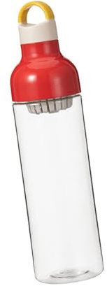 Iuhtrb Bouteille infuseur à thé de grande capacité, design portable, construction robuste pour infusion froide faite à la main et boissons aux fruits, bouteille en verre anti-déversement