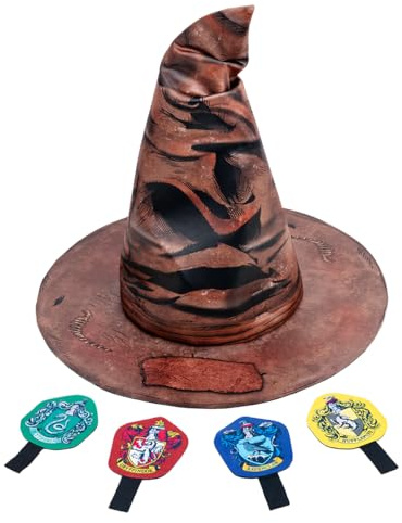 Rubies Official Warner Brothers Harry Potter Sorting Hat & House Tags, Fancy Dress Up Accessory, One Size Halloween