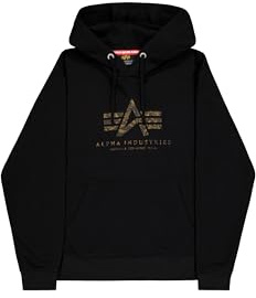 Alpha Industries Herren Basic Bl Effect Print Kapuzenpullover (1er Pack)