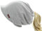 dy_mode Damen Schirmmütze Beanie Mütze Mit Schirm Zopfloch Gefüttert & Modelle Ohne Futter - BM203 (BM203-Hellgrau)