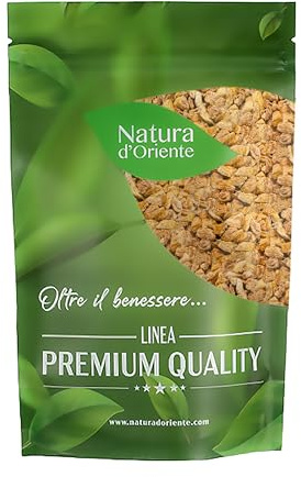 NATURA D'ORIENTE | Zenzero Decorticato Naturale Essiccato per infusi e tisane 100g | Naturale 100% Senza conservanti