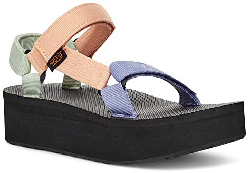 Teva Women's Flatform Universal Sandal, Sherbert Multi, 3 UK