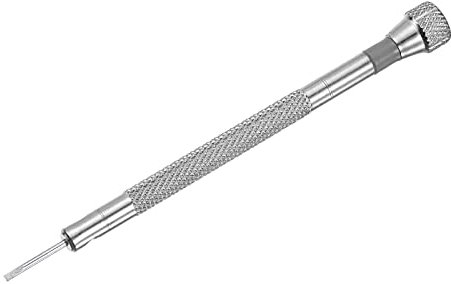 sourcing map Micro Precision Screwdriver, 1.4mm Slotted Head for Watch Eyeglasses Electronics Repair