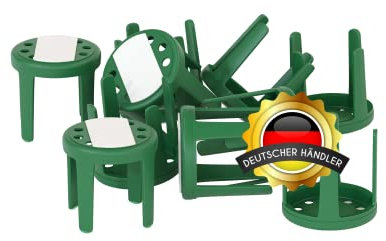 ELES VIDA Blumensteckschaum Pinholder Pins - Gesteckhalter für Blumengestecke Steckmoos, Steckmasse für Blumengestecke - Floristikbedarf - Zum Basteln für Feiern, Auto, Hochzeit, Geschenke 10 Stück