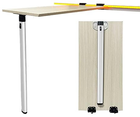 Pied de Table Pliable pour Camping-car - Support Mural en Alliage D'aluminium pour Table à Manger, Ordinateur Portable, Yachts, Caravane, Voyage avec Rail