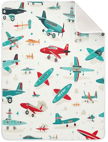 Sevdomey Couverture pour bébé motif plante de dessin animé, cadeaux de nouveau-né pour filles et garçons, couverture de réception de nouveau-né en coton doux pour les tout-petits, unisexe, 76 x 101 cm