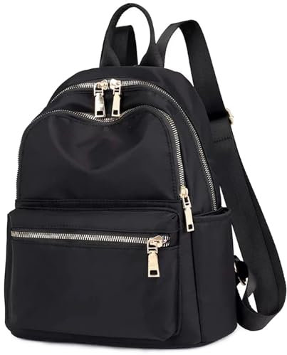 Lizbin Rucksack Geldbörse für Damen, Anti-Diebstahl-Rucksack Mode Rucksack Geldbörse, Damen Rucksack Geldbörse Reisetasche, Reiserucksack Damen Umhängetaschen Süßer Rucksack (Schwarz)