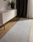 benuta Basic handgewebter Baumwollteppich Ron - Beige/Schwarz 70x200 cm - Handwebteppich 100% Baumwolle - Läufer im Stil: Uni, Minimalistisch, Natural Living - Pflegeleicht für Wohnzimmer Schlafzimmer