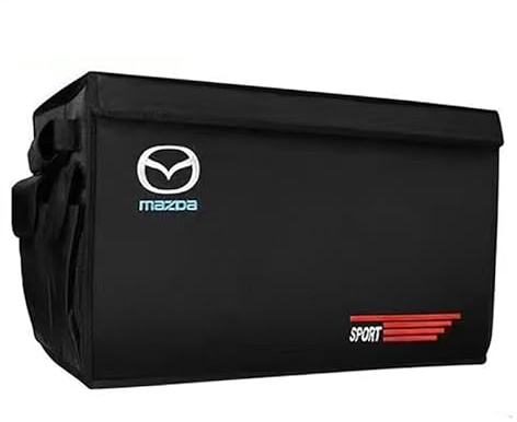 WHDPPP Kofferraum Organizer Auto für Mazda CX-30, Faltbare Kofferraumtasche, Kofferraumbox Aufbewahrungsbox mit Mehreren Fächern, rutschfeste Unterseite