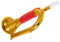 OFFIGAM Signalhorn Für Kinder, Musikinstrument Aus Kunststoff, Requisite Zum Üben Von Musik, Trompete, Signalhorn, Lernspielzeug